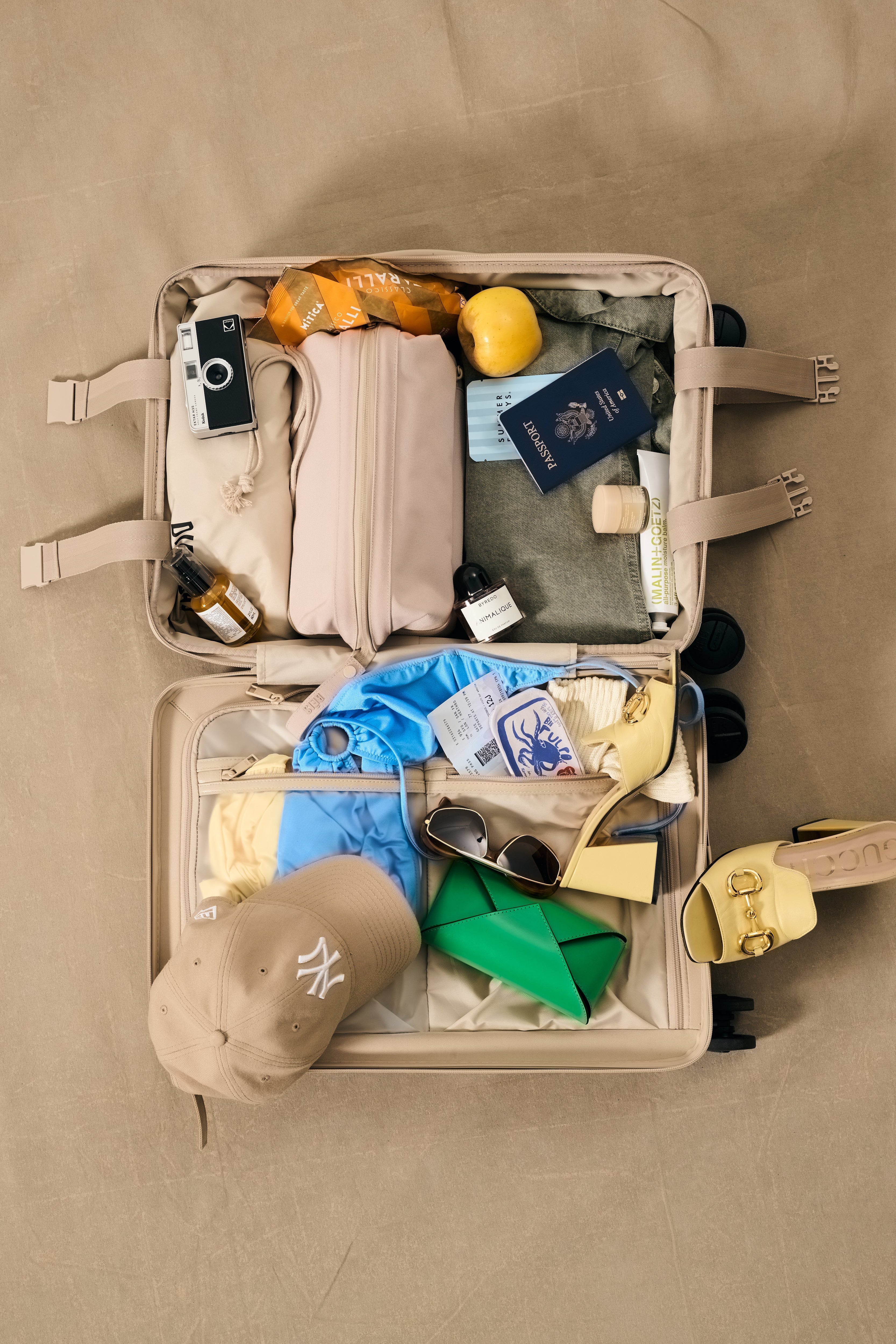 The Carry-On Roller in Beige