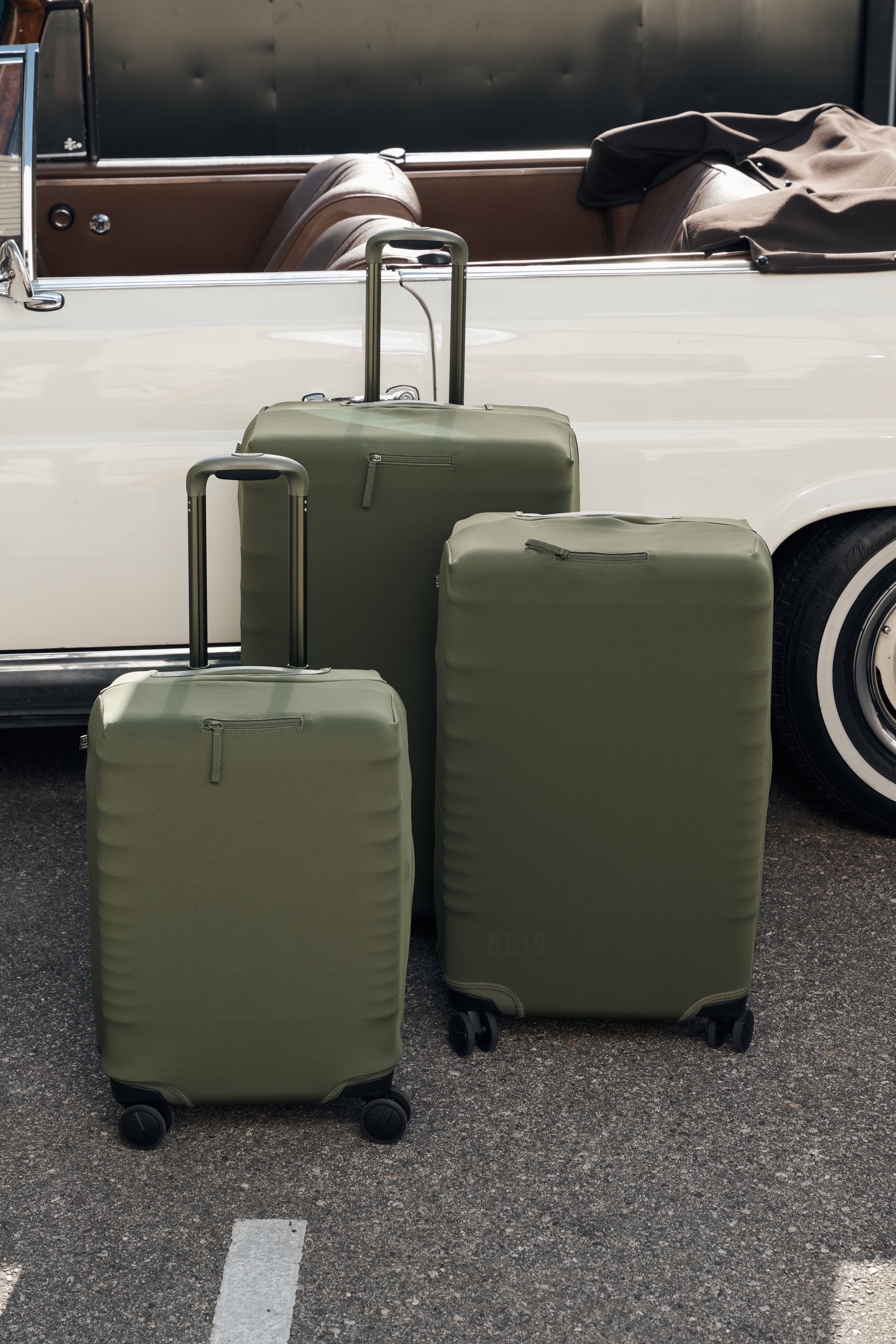 The Carry-On Luggage Cover in Olive