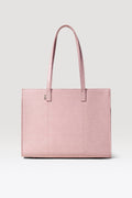The Work Tote in Atlas Pink Croc
