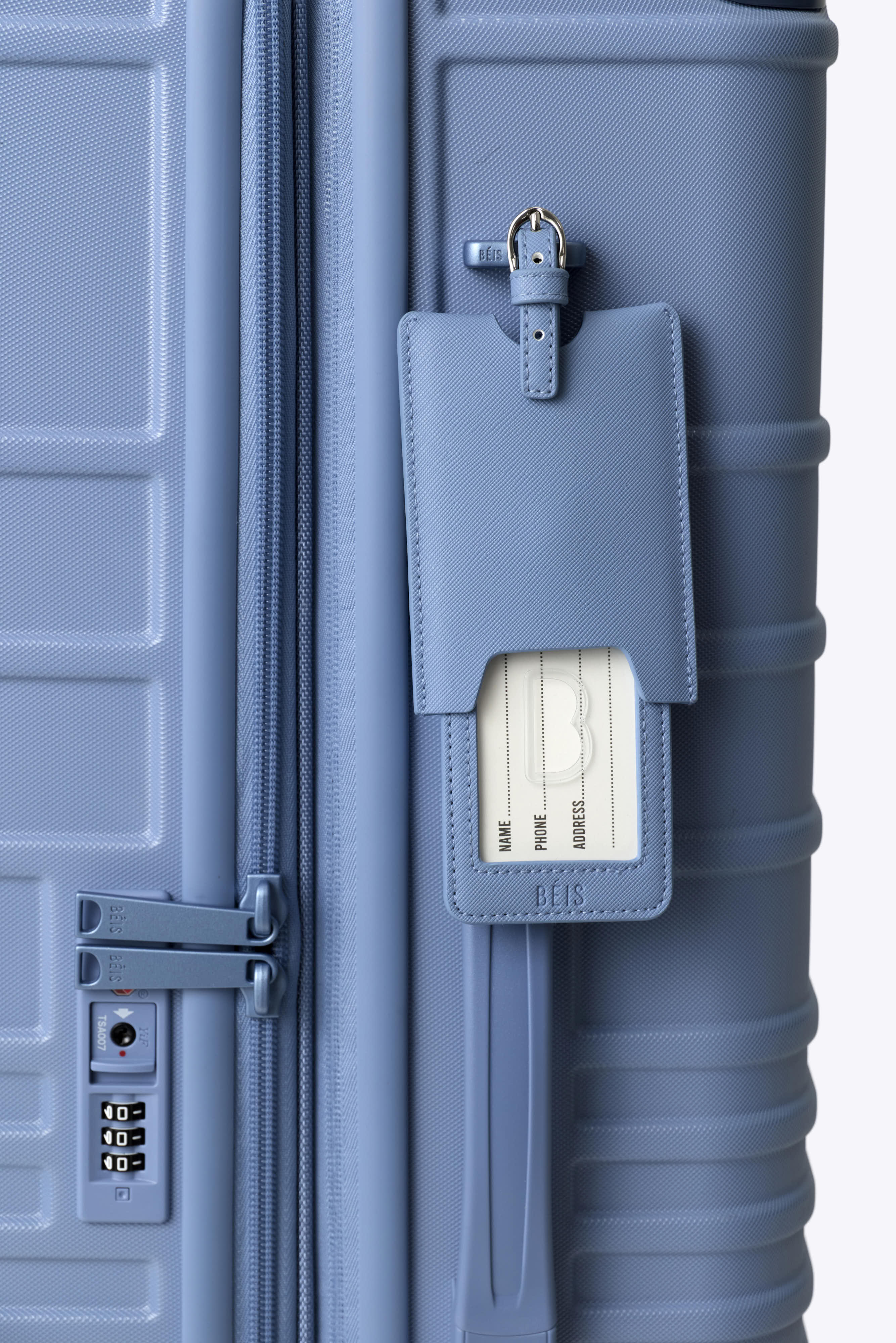The Luggage Tag in Dusty Blue