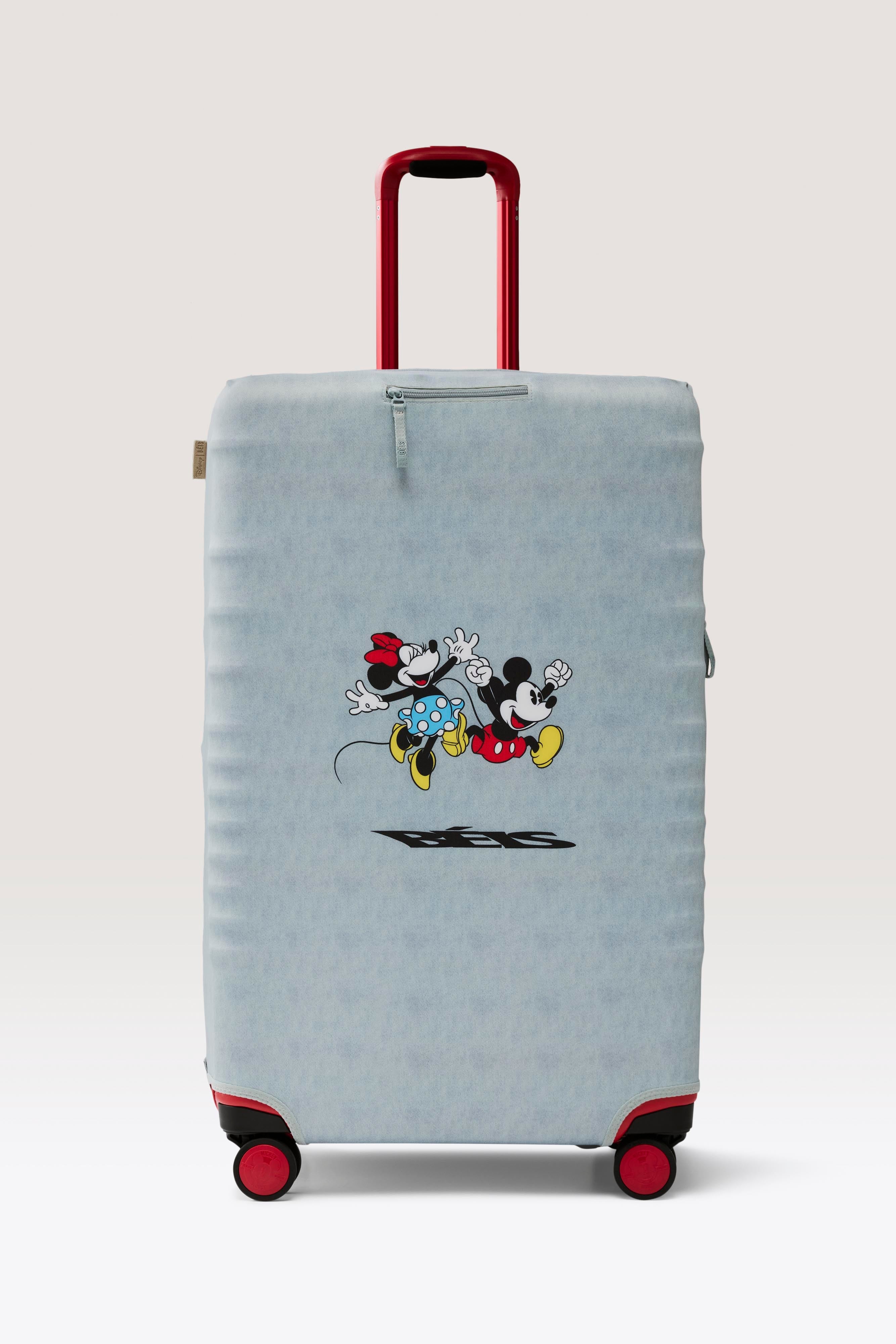 The Disney Large Check-In Luggage Cover in Blue Jeans