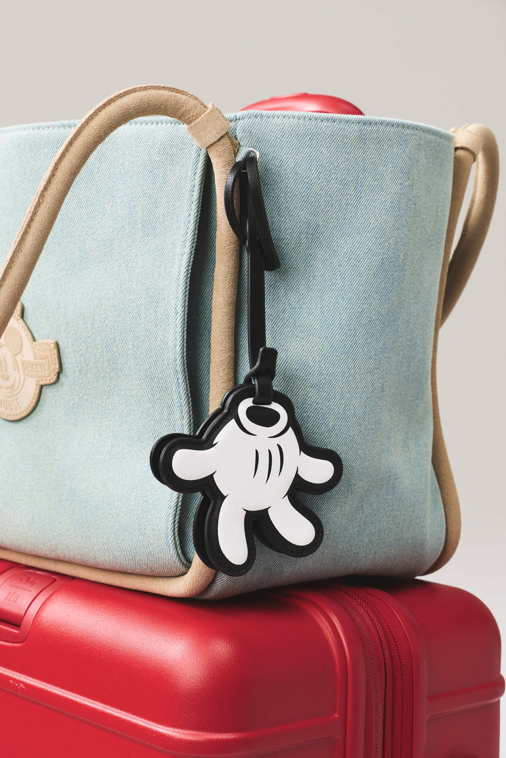 The Mickey Mouse Glove Mirror Charm in Black