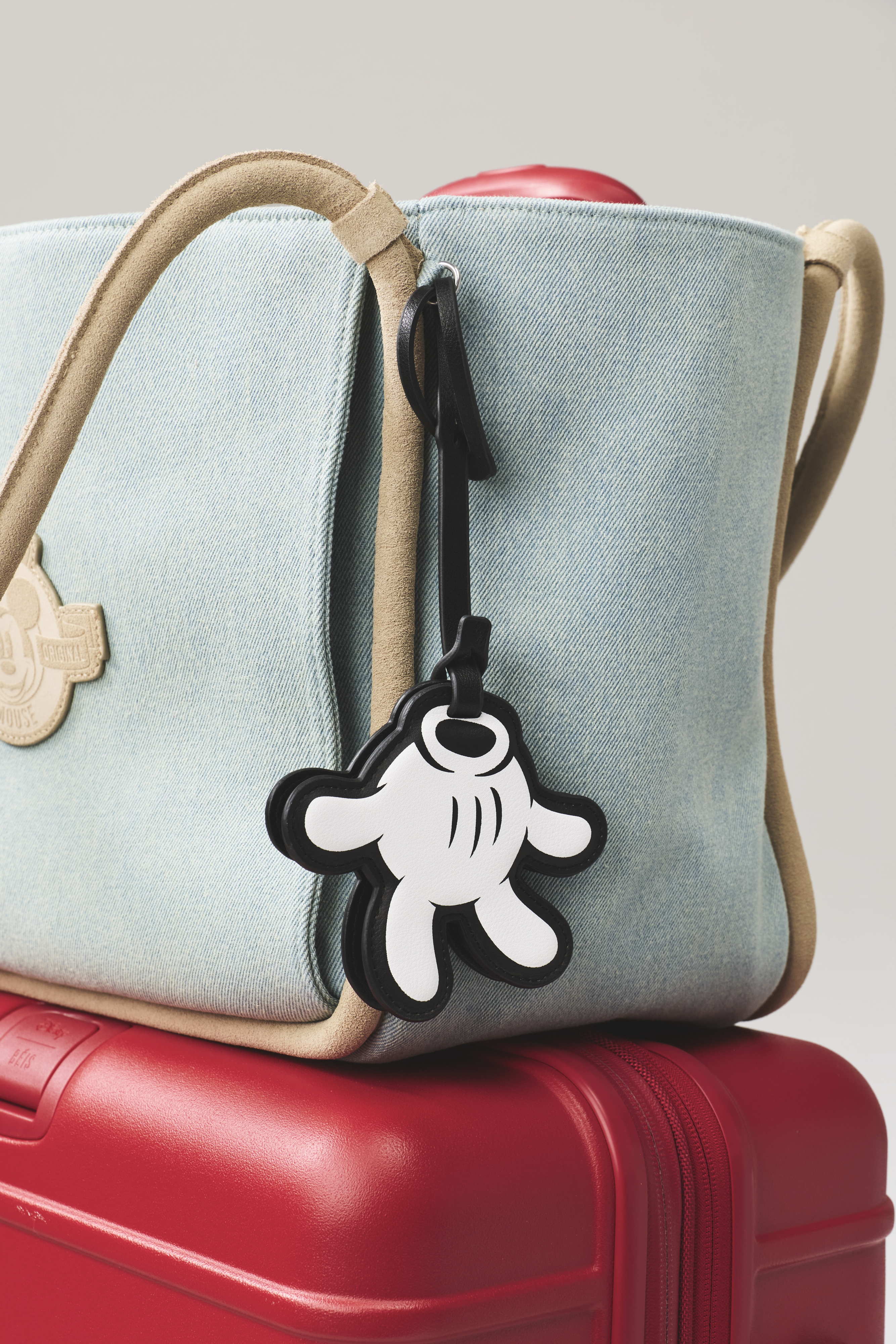 The Mickey Mouse Glove Mirror Charm in Black