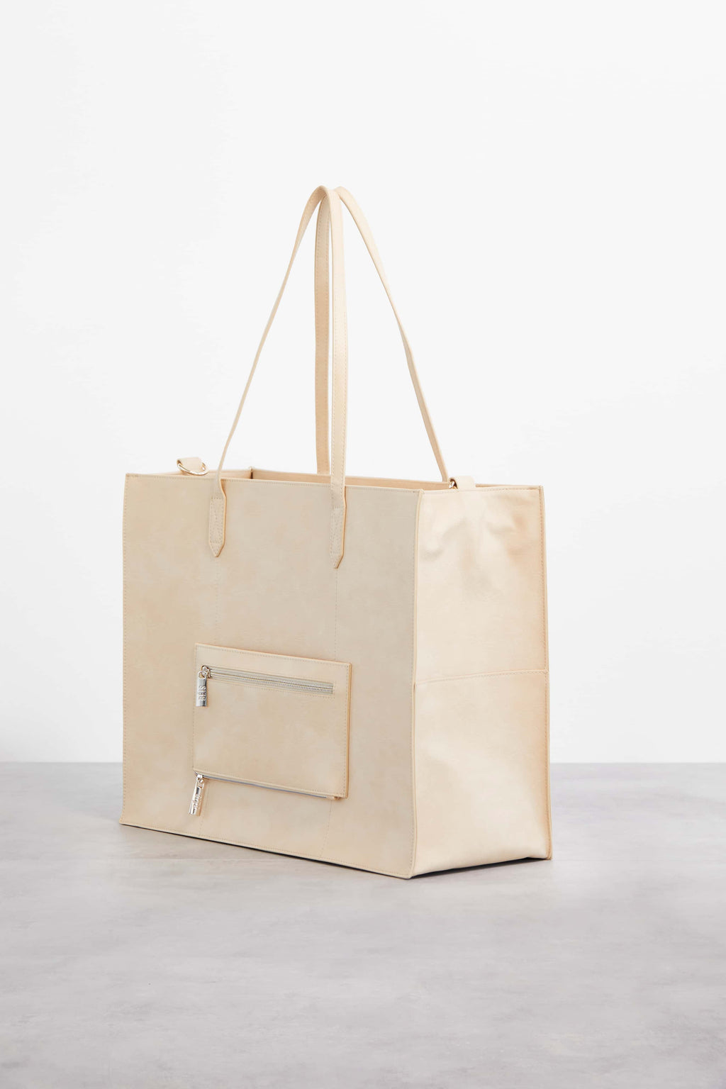 The Large Work Tote in Beige