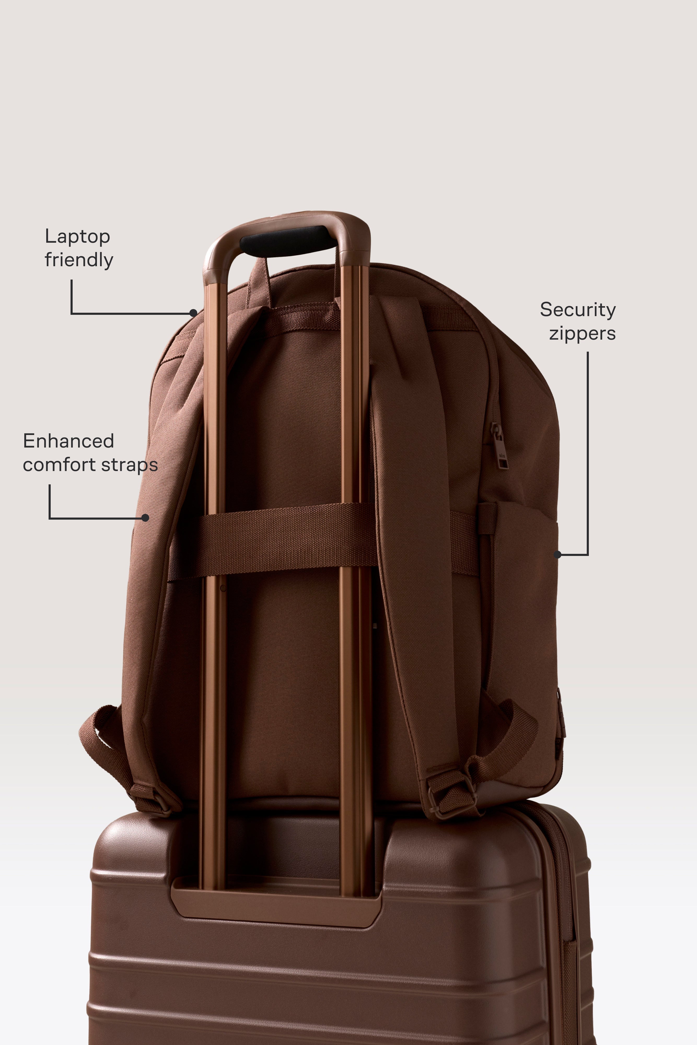 The Travel Backpack in Maple