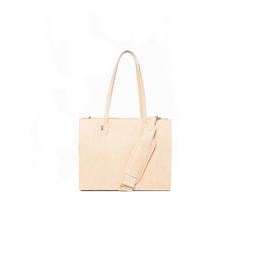 The Work Tote in Beige