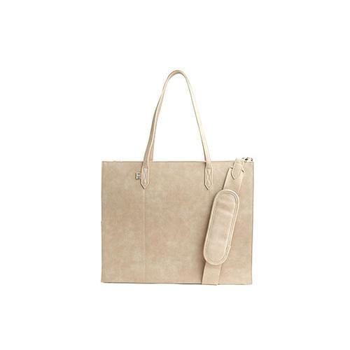 The Large Work Tote in Beige
